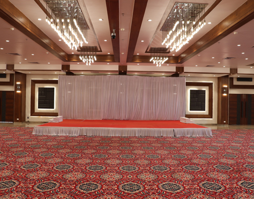 Event hall at Hotel VS Imperial Akola