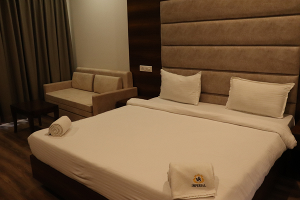 Decorations at hotel near Akola bus stand